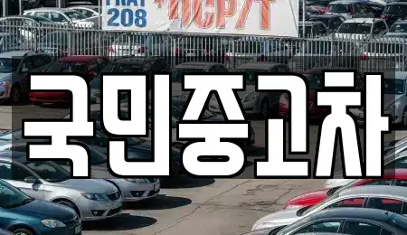 경기 수원시 권선구 탑동 중고차 전문 국민중고차