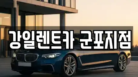 경기 안산시 상록구 건건동 렌트카 전문 강일렌트카 군포지점
