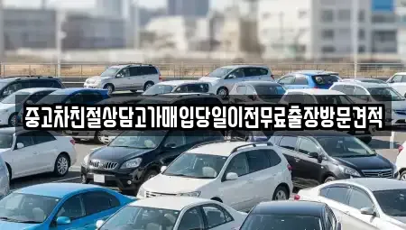 경기 양평군 단월면 중고차매입 전문 중고차친절상담고가매입당일이전무료출장방문견적