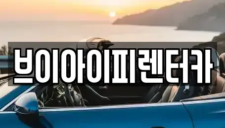 경기 오산시 양산동 렌트카 전문 브이아이피렌터카