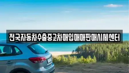 경기 오산시 은계동 중고차 전문 전국자동차수출중고차매입매매판매시세센터