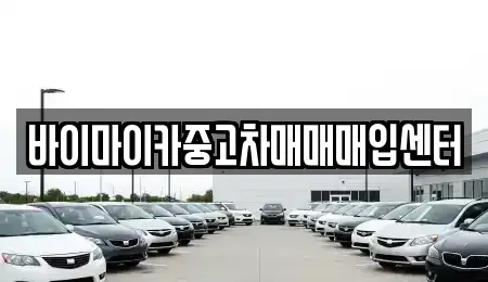 경기 파주시 문발동 중고차매매 전문 바이마이카중고차매매매입센터