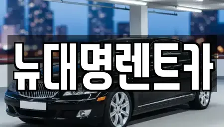 경기 평택시 동삭동 렌트카 전문 뉴대명렌트카