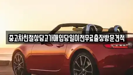 경기 화성시 정남면 중고차 전문 중고차친절상담고가매입당일이전무료출장방문견적