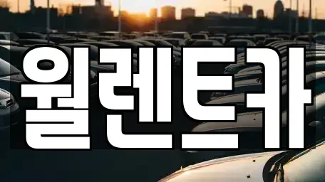 경기 화성시 진안동 렌트카 전문 월렌트카