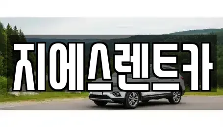 경기 화성시 진안동 장기렌트카 전문 지에스렌트카