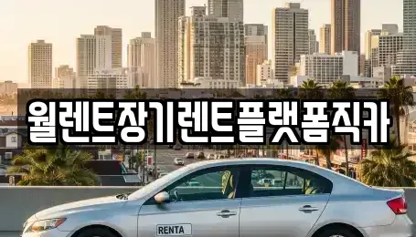 경기도 과천시 과천동 장기렌트카 전문 월렌트장기렌트플랫폼직카