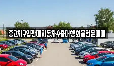 경기도 과천시 과천동 중고차 전문 중고차구입판매자동차수출대행화물전문매매