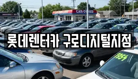 경기도 광명시 단기렌트카 전문 롯데렌터카 구로디지털지점