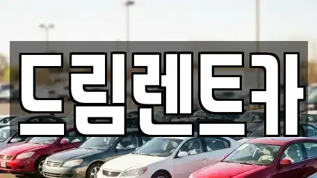 경기도 광명시 렌트카 전문 드림렌트카