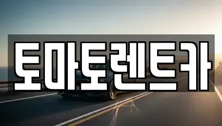 경기도 광주시 탄벌동 렌트카 전문 토마토렌트카