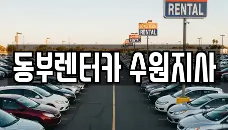 경기도 수원시 권선구 곡반정동 렌트카 전문 동부렌터카 수원지사