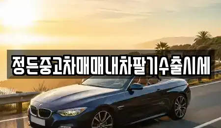 경기도 수원시 권선구 곡반정동 중고차 전문 정든중고차매매내차팔기수출시세