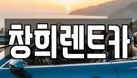 경기도 수원시 영통구 망포동 렌트카 전문 창희렌트카