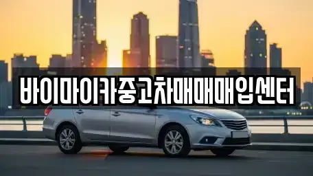 경기도 시흥시 거모동 중고차매매 전문 바이마이카중고차매매매입센터