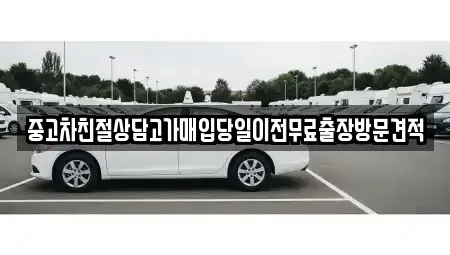 경기도 안성시 대덕면 중고차매입 전문 중고차친절상담고가매입당일이전무료출장방문견적