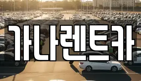 경기도 안성시 창전동 렌트카 전문 가나렌트카