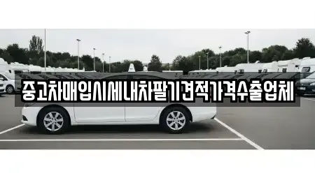 경기도 안성시 창전동 중고차매입 전문 중고차매입시세내차팔기견적가격수출업체