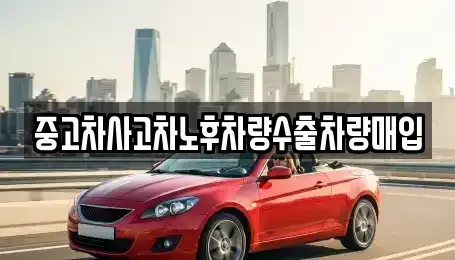 경기도 여주시 현암동 중고차매입 전문 중고차사고차노후차량수출차량매입