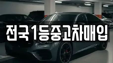 경기도 오산시 부산동 중고차매입 전문 전국1등중고차매입