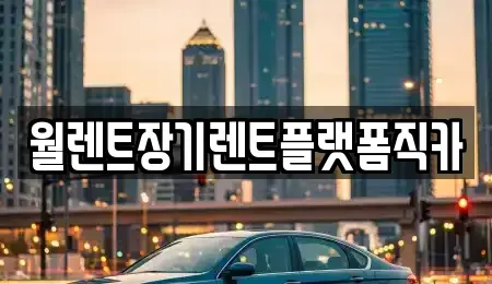경기도 용인시 수지구 풍덕천동 장기렌트카 전문 월렌트장기렌트플랫폼직카