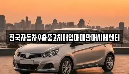 경기도 용인시 수지구 풍덕천동 중고차매입 전문 전국자동차수출중고차매입매매판매시세센터
