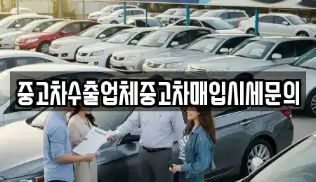 경기도 용인시 수지구 풍덕천동 중고차매입 전문 중고차수출업체중고차매입시세문의