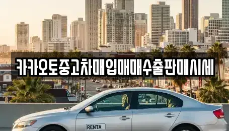 경기도 용인시 수지구 풍덕천동 중고차매입 전문 카카오토중고차매입매매수출판매시세