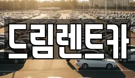 경기도 의왕시 내손동 렌트카 전문 드림렌트카