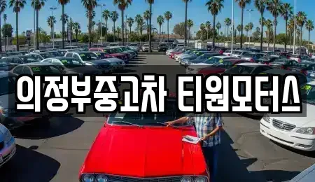 경기도 의정부시 녹양동 중고차매매 전문 의정부중고차 티원모터스