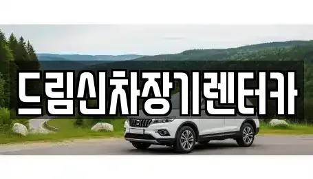 경기도 의정부시 민락동 장기렌트카 전문 드림신차장기렌터카