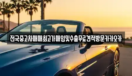 경기도 이천시 율면 중고차매입 전문 전국중고차매매최고가매입및수출무료견적방문카카오카