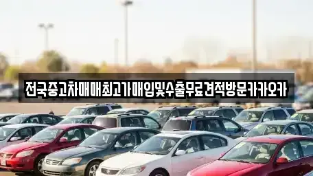 경기도 파주시 파평면 중고차 전문 전국중고차매매최고가매입및수출무료견적방문카카오카
