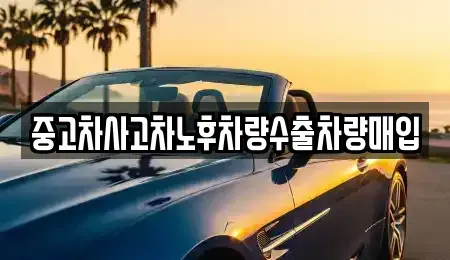 경기도 포천시 소흘읍 중고차매입 전문 중고차사고차노후차량수출차량매입