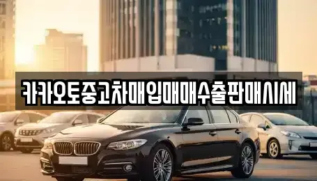 경기도 포천시 소흘읍 중고차매입 전문 카카오토중고차매입매매수출판매시세
