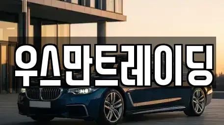 경남 김해시 내동 중고차 전문 우스만트레이딩