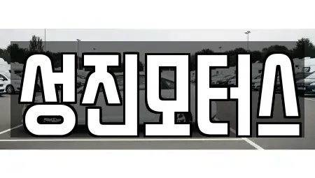 경남 김해시 중고차 전문 성진모터스