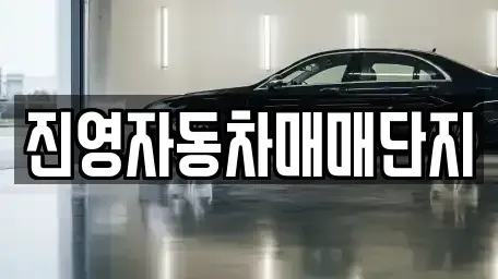경남 김해시 중고차 전문 진영자동차매매단지