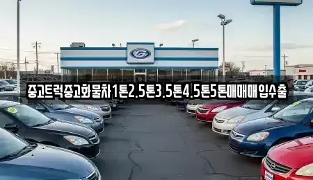 경남 밀양시 산외면 중고차 전문 중고트럭중고화물차1톤2.5톤3.5톤4.5톤5톤매매매입수출
