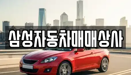 경남 진주시 본성동 중고차매매 전문 삼성자동차매매상사