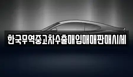 경남 진주시 본성동 중고차매매 전문 한국무역중고차수출매입매매판매시세