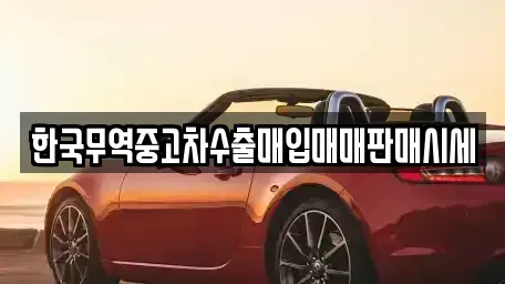 경남 창원시 진해구 두동 중고차매입 전문 한국무역중고차수출매입매매판매시세