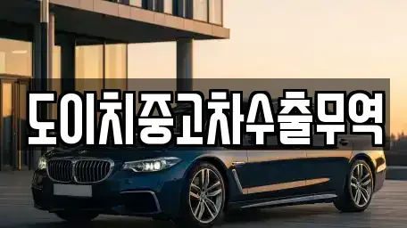 경남 통영시 인평동 중고차매매 전문 도이치중고차수출무역