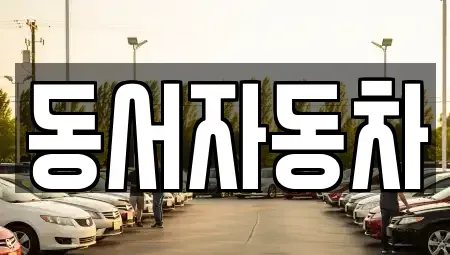 경북 경주시 감포읍 중고차 전문 동서자동차