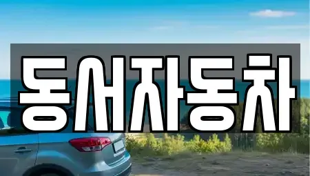 경북 상주시 화산동 중고차 전문 동서자동차