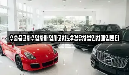 경북 안동시 남선면 중고차 전문 수출중고차수입차매입사고차노후경유차법인차매입센타