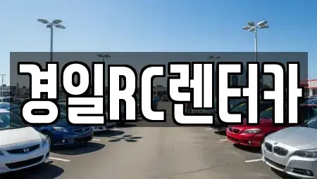 경북 영천시 화룡동 렌트카 전문 경일RC렌터카