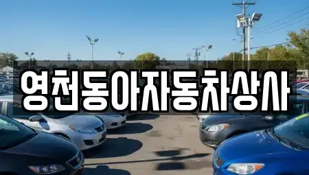 경북 영천시 화룡동 중고차 전문 영천동아자동차상사