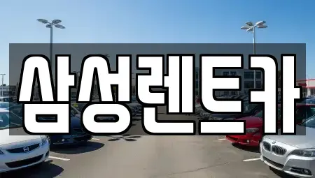 경상남도 남해군 남면 렌트카 전문 삼성렌트카