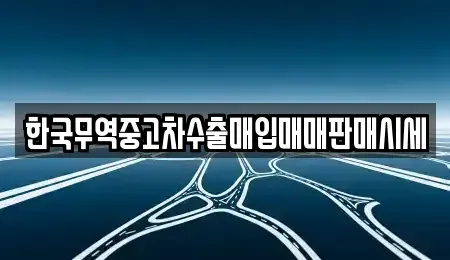 경상남도 창원시 마산합포구 상남동 중고차매입 전문 한국무역중고차수출매입매매판매시세
